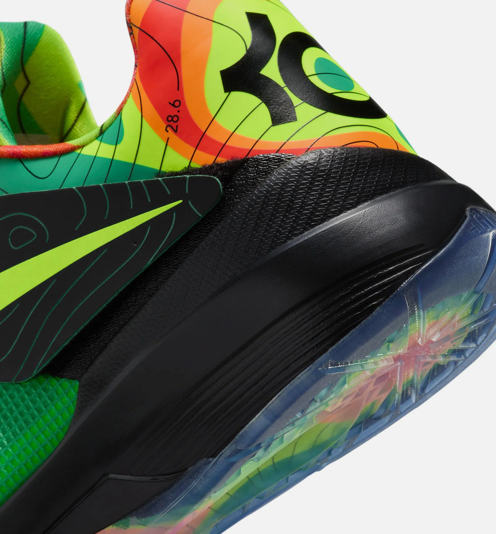 KD 4 Weatherman Mens Lifestyle Shoe Lush Green Volt Black Team Orange