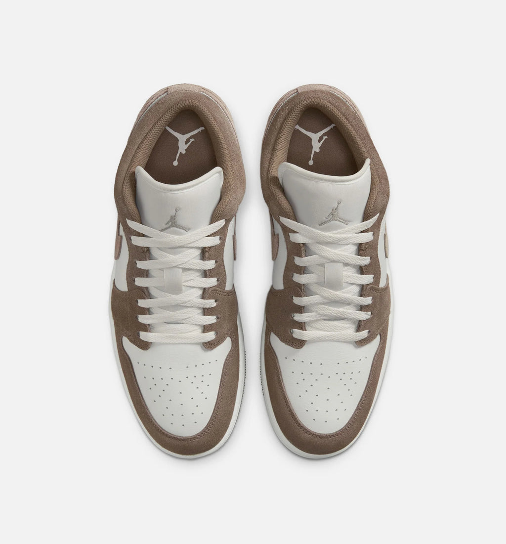Air Jordan 1 Low Mens Lifestyle Shoe Olive Grey Enigma Stone Summit White