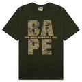 Bitmap Logo Tee Olive Drab