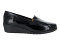 Zapatos Capricho de Charol Negro para Mujer