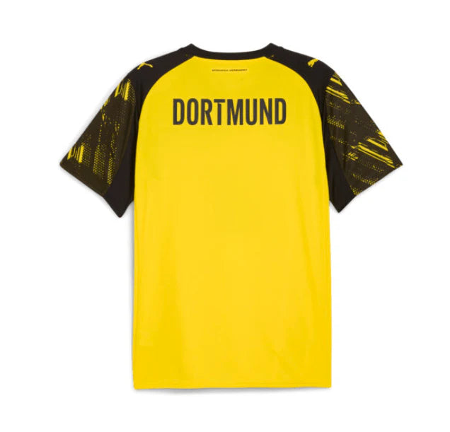 PUMA Borussia Home Soccer Jersey 25 Yellow Black
