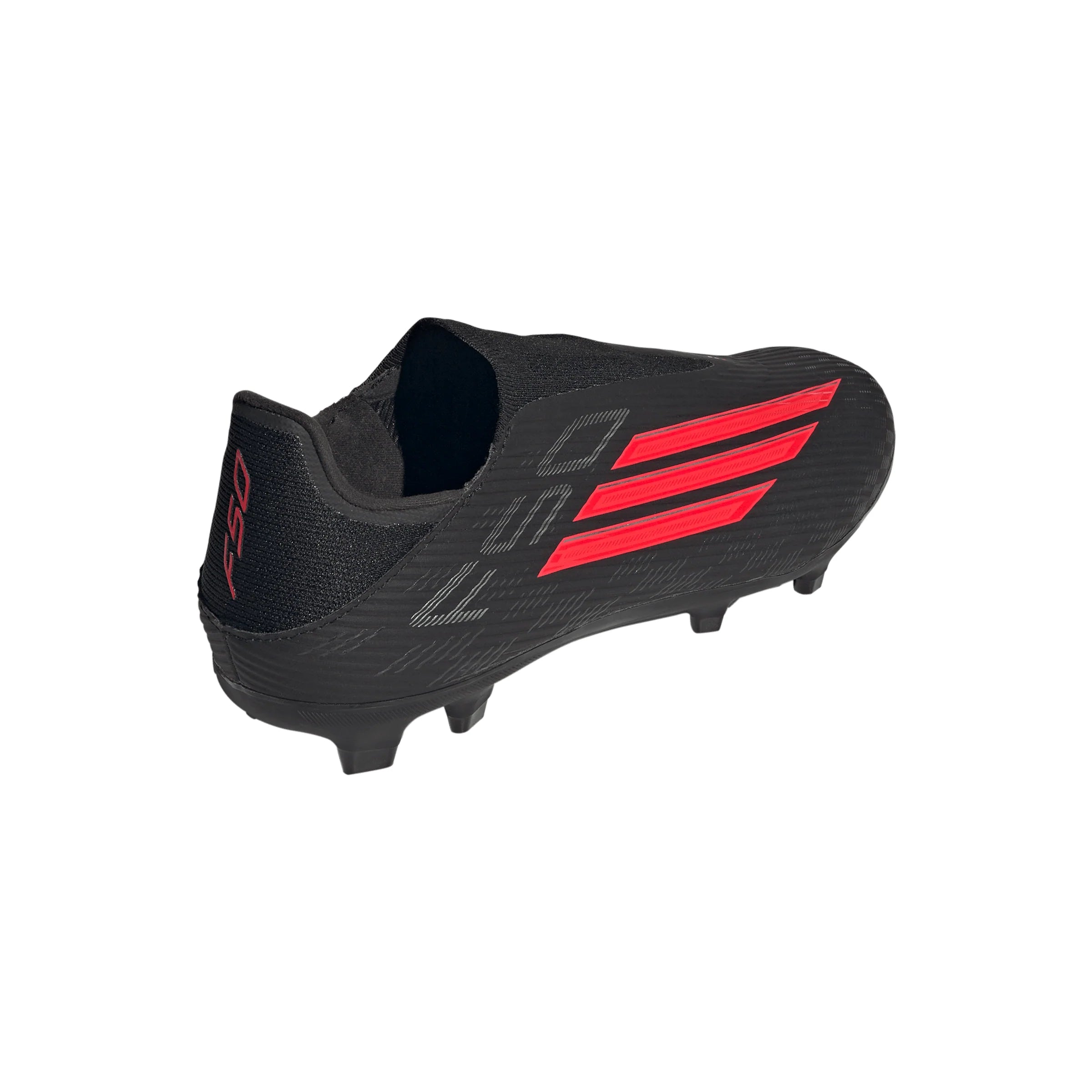 adidas F50 League Laceless FG MG Firm Ground Multi Ground Mens Soccer Cleats Black Red