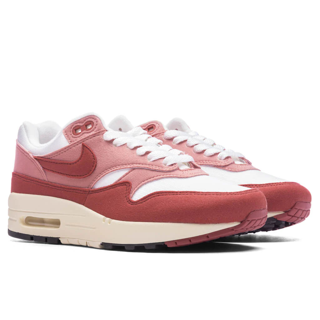 Womens Air Max 1 87 Sail Cedar Red Stardust