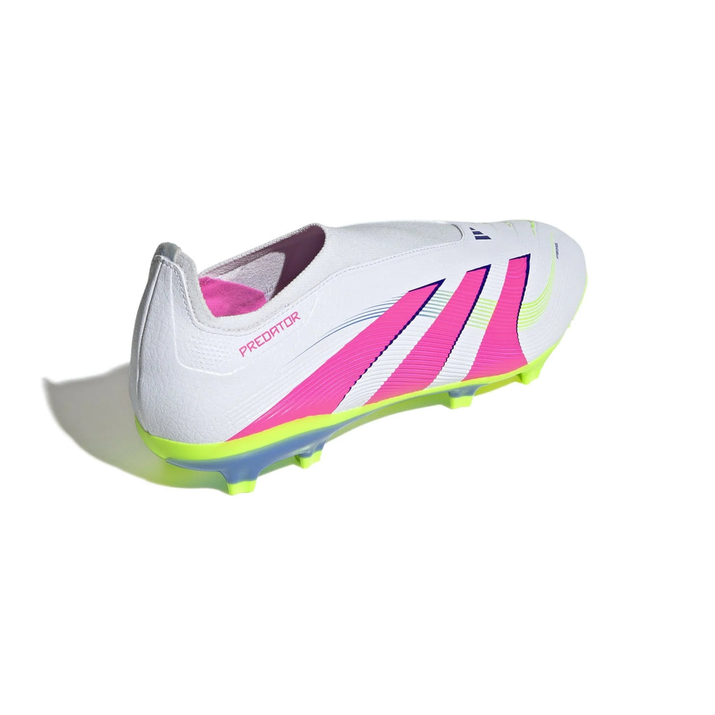 adidas Predator League Laceless Firm Multi Ground Boots White Pink