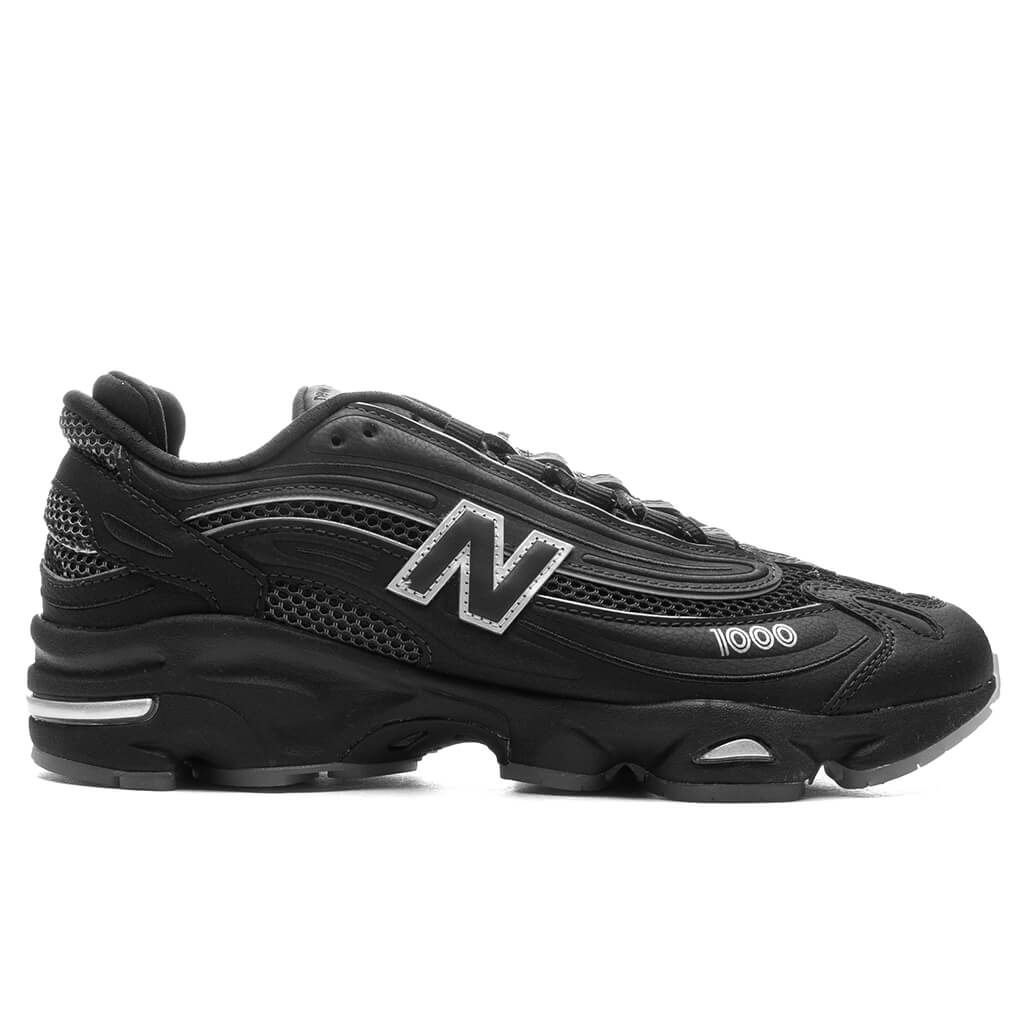 1000 Black White Silver Metallic