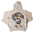 HOMETEAM GULLY HOODIE GREY CEMENT