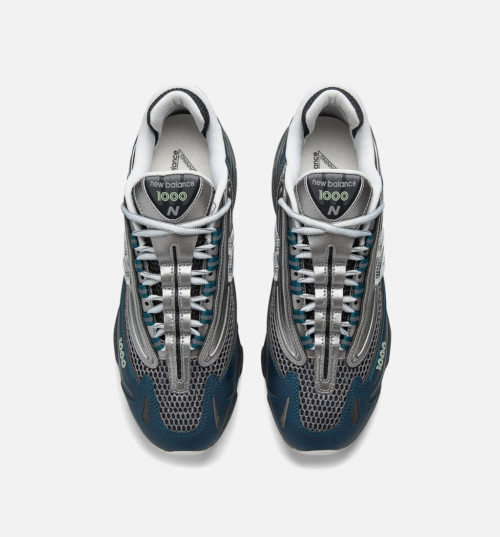 1000 Mens Lifestyle Shoe Deep Ocean Dark Silver Metallic Mint Flash