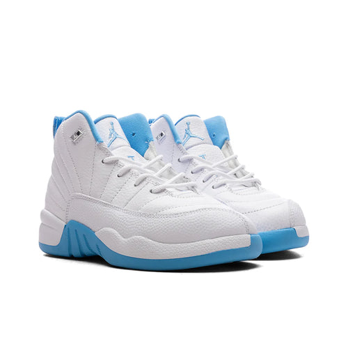 Air Jordan 12 Retro Melo PS White University Blue Metallic Silver