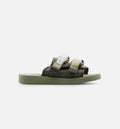 Double Strap Moto Cab Mens Lifestyle Slide Sandal Olive
