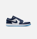 Air Jordan 1 Low Mens Lifestyle Shoe Midnight Navy University Blue White