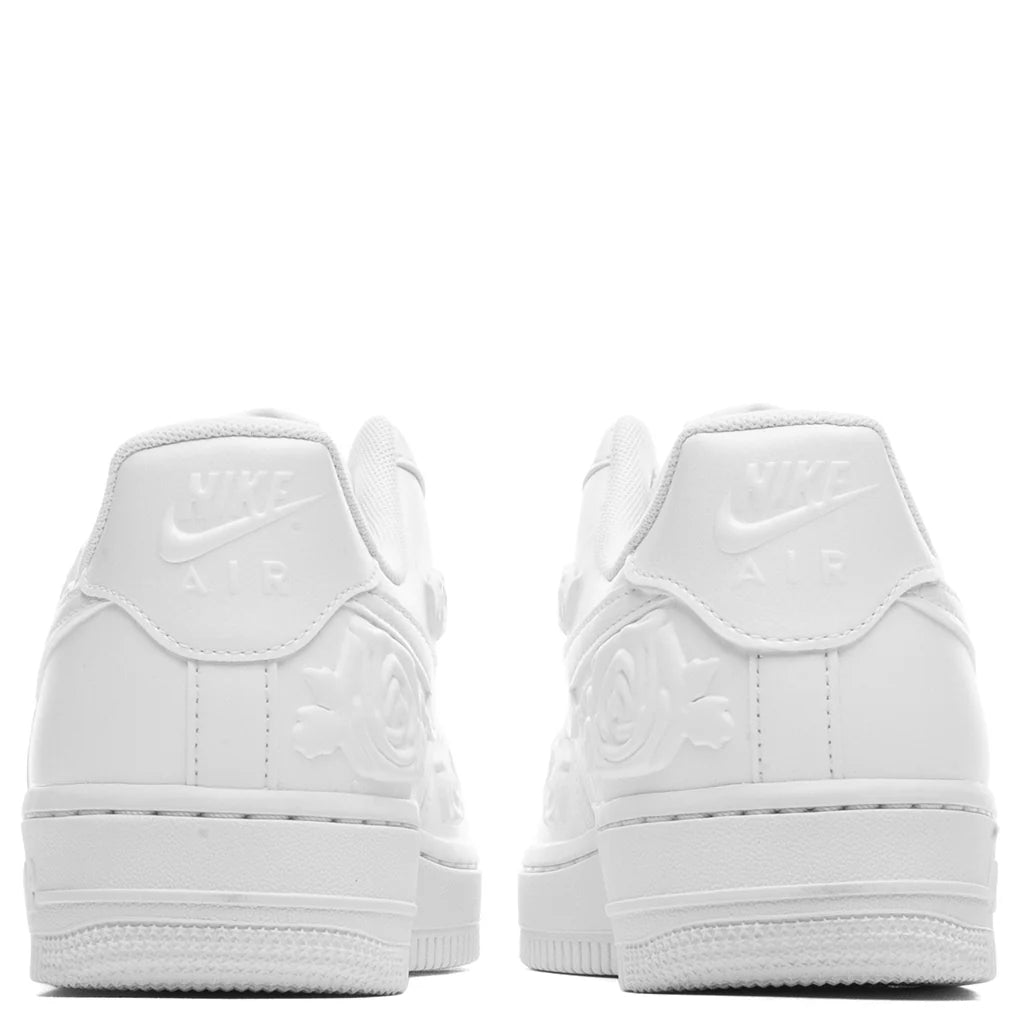 Womens Air Force 1 07 White Roses Triple White