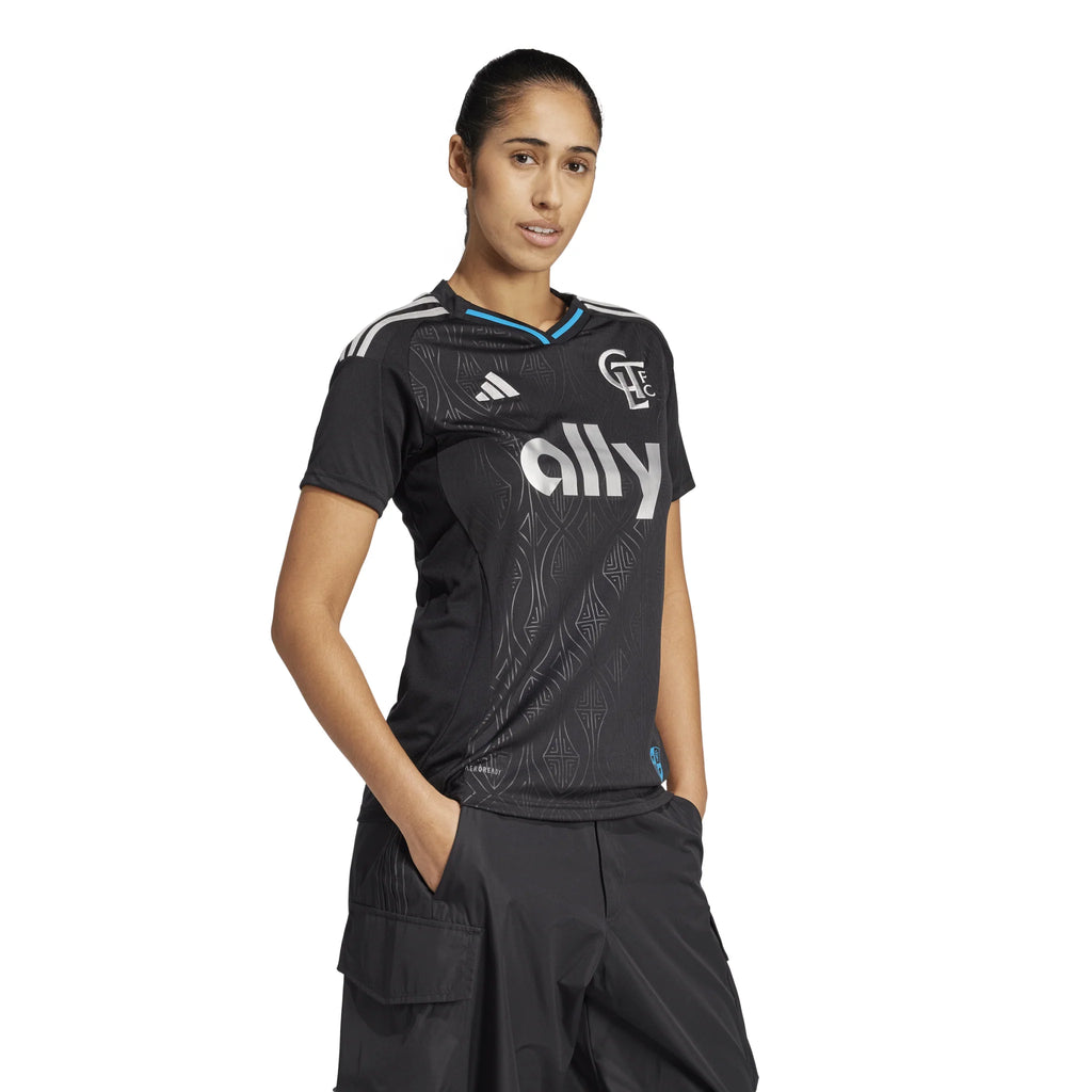 adidas Womens Charlotte Away Jersey 25 Black