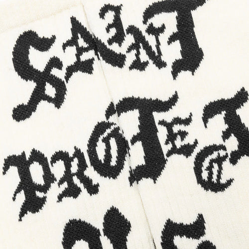 Saint Protect Socks Ecru Beige