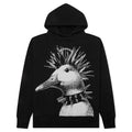 Punk Duck Hoodie Black