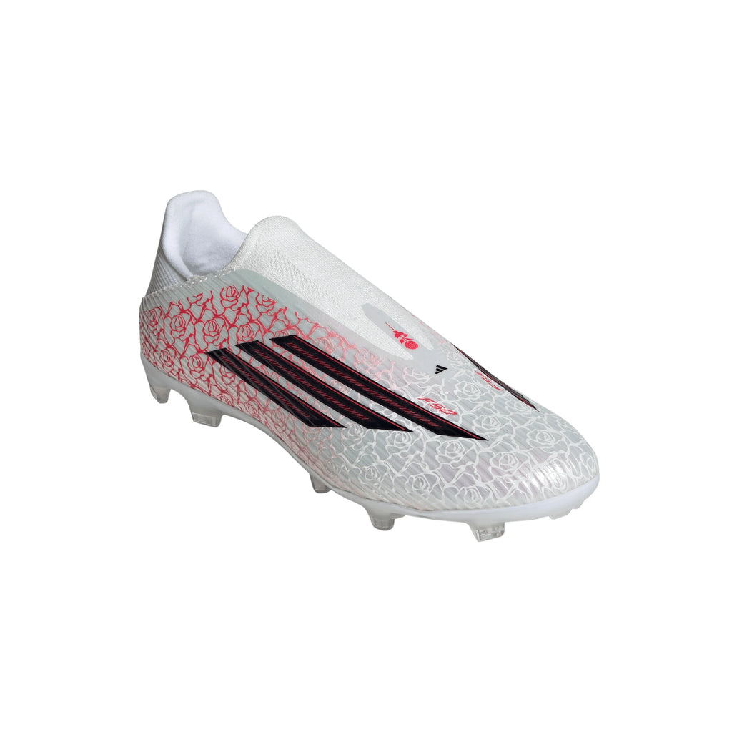 adidas F50 League Laceless FG MG Firm Ground Multi Ground Mens Soccer Cleats White Black Red