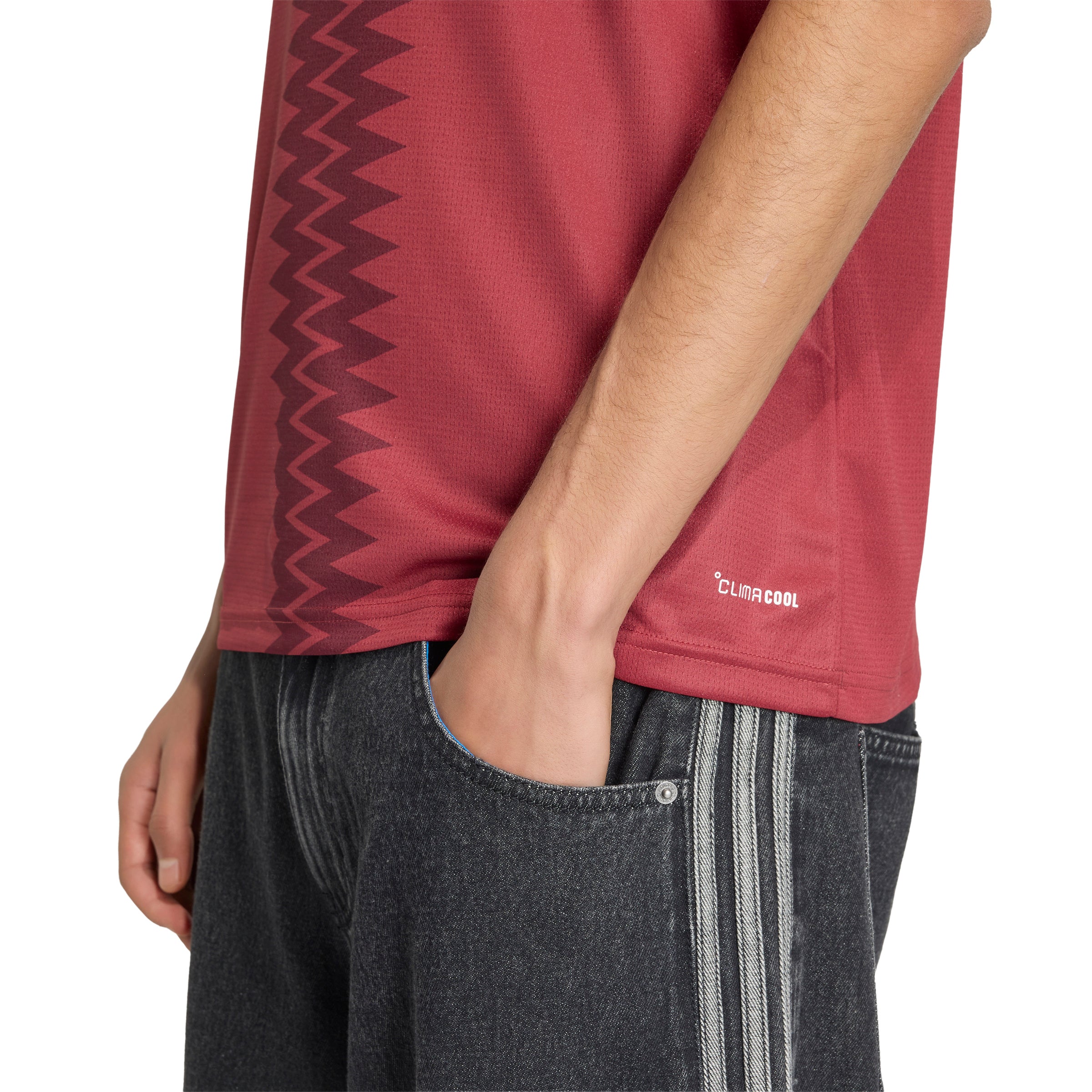 adidas Qatar Home Mens Soccer Jersey 2026 Maroon