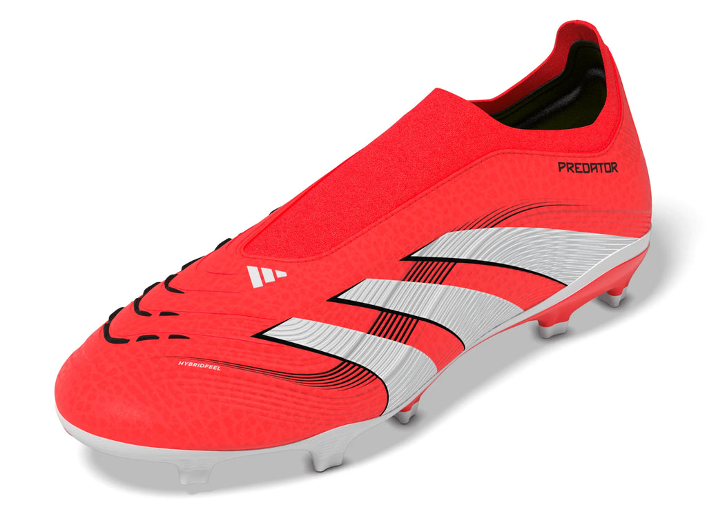 adidas Predator League Laceless FG MG Firm Multi Ground Boots Red