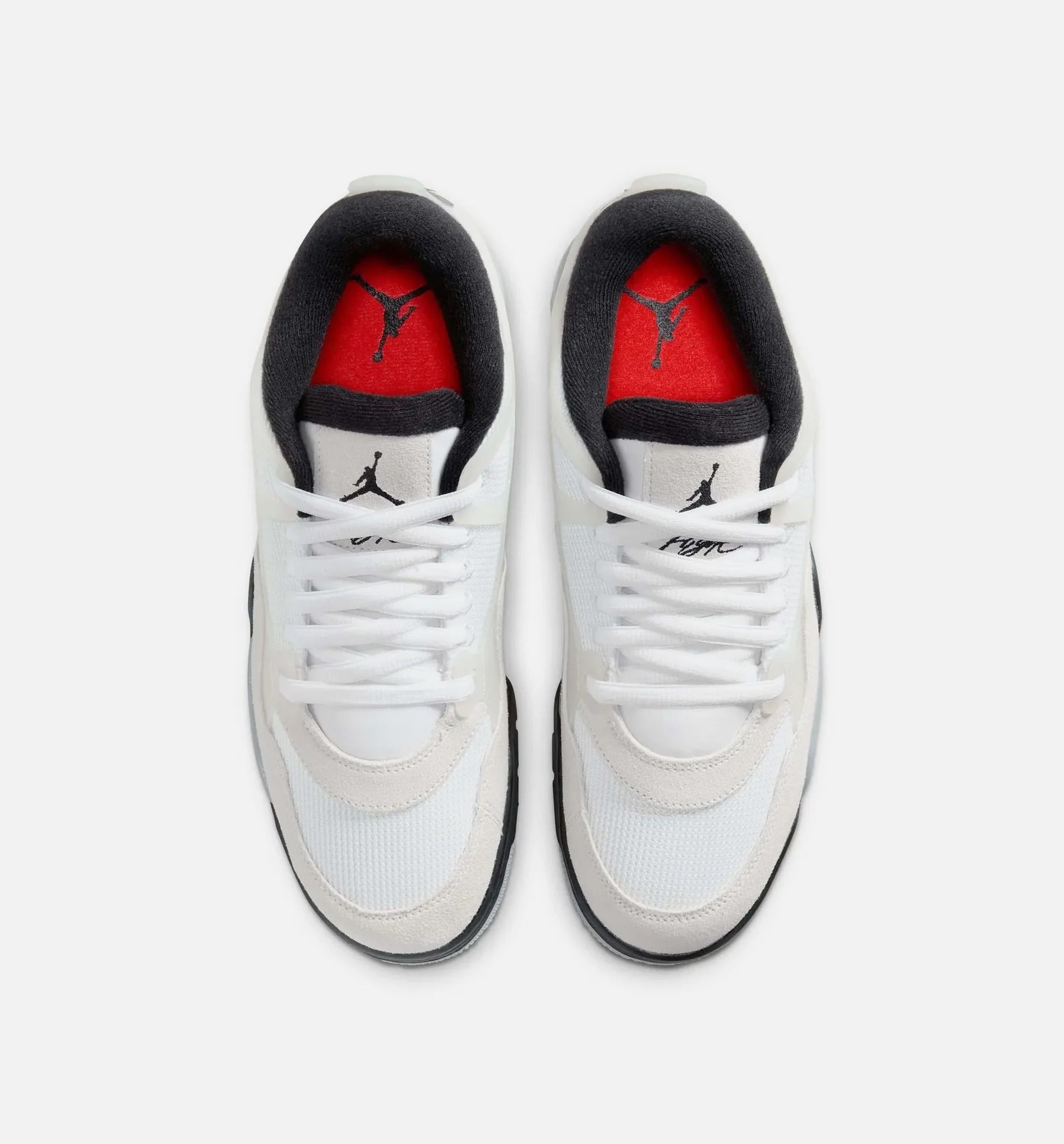 Air Jordan 4 RM Mens Lifestyle Shoe White Infrared 23 Light Smoke Grey Black