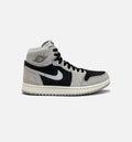 Air Jordan 1 High Zoom CMFT 2 Light Iron Ore Womens Lifestyle Shoe Black Grey