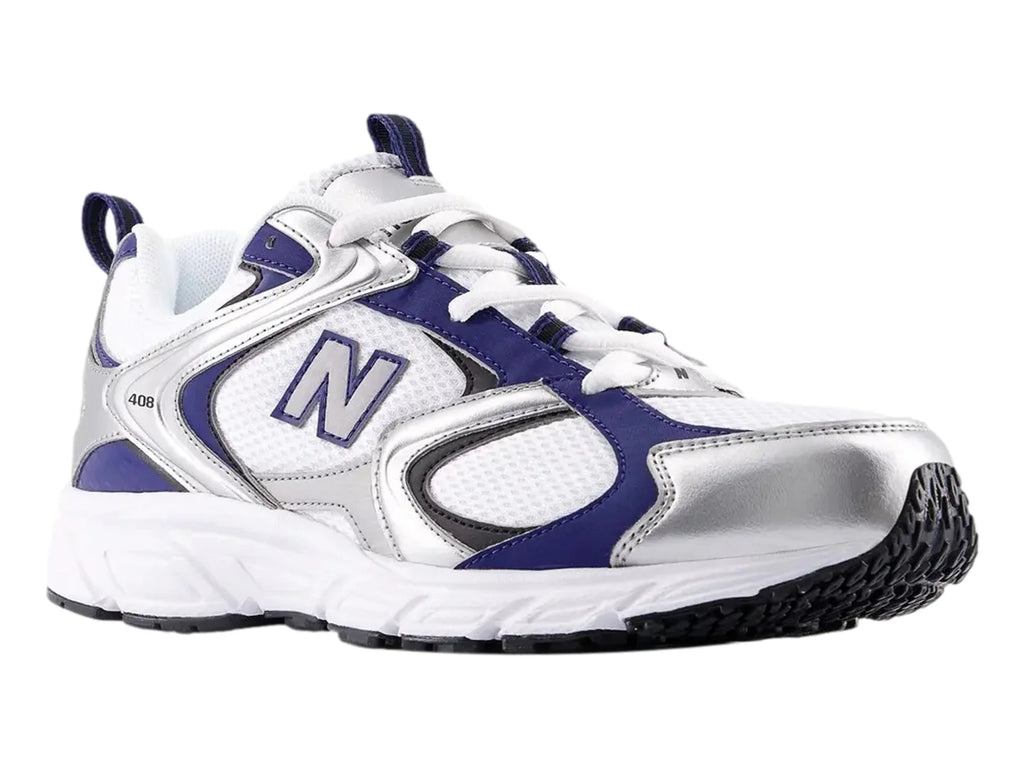 Tenis New Balance 408 Blanco y Azul para Mujer