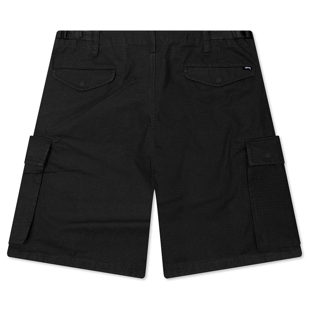Cargo Ripstop Short Black