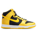 Womens Dunk High Golden Rod Satin Black Varsity Maize White