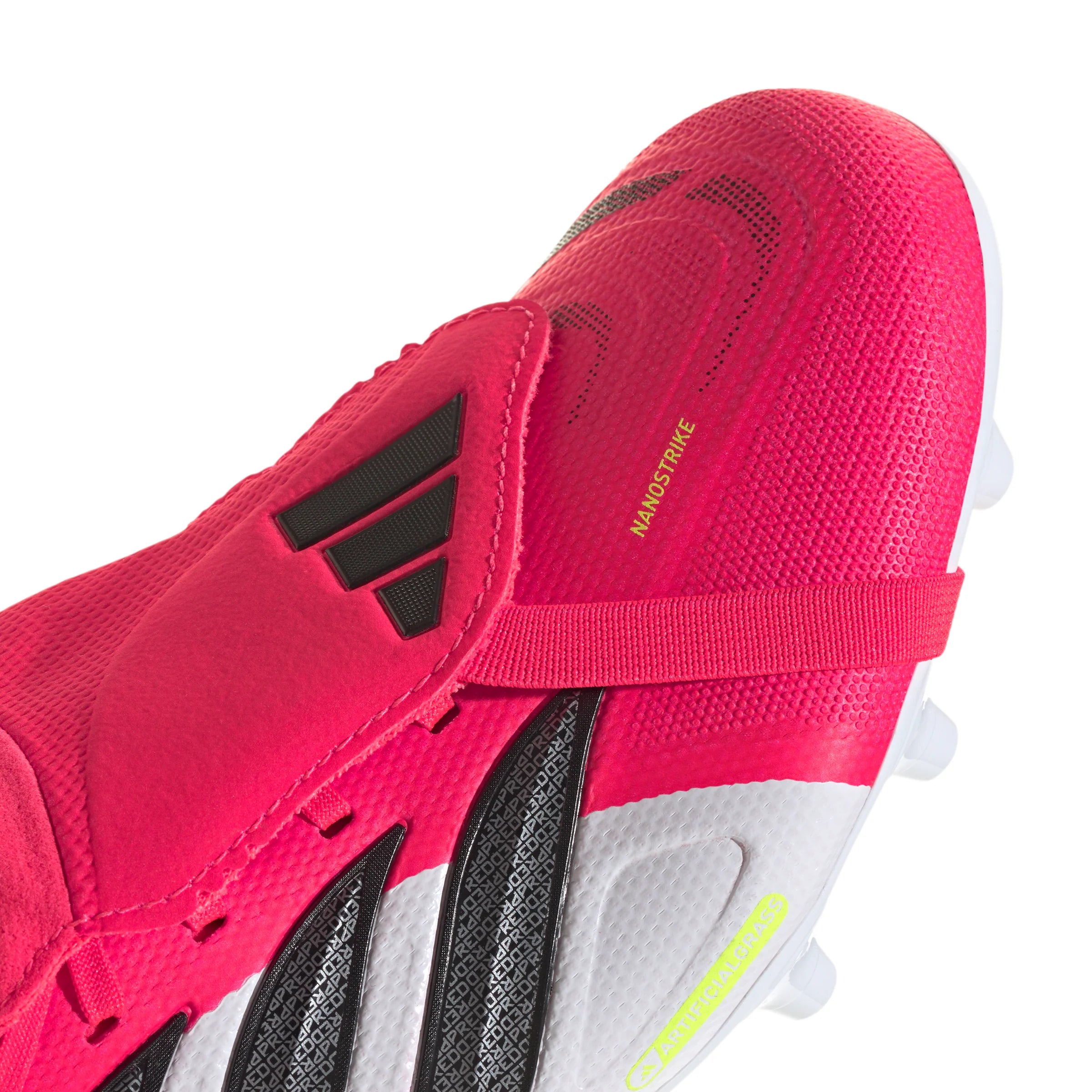 adidas Predator League Fold Over Tongue AG Artificial Ground Mens Soccer Cleats Red Black White