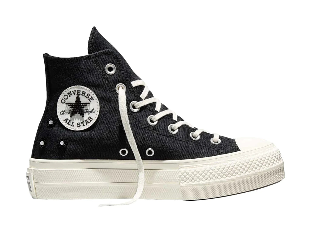 Tenis Converse CTAS Lift Platform Negro para Mujer