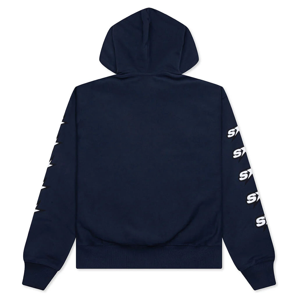 Speedway Zip Hoodie Navy