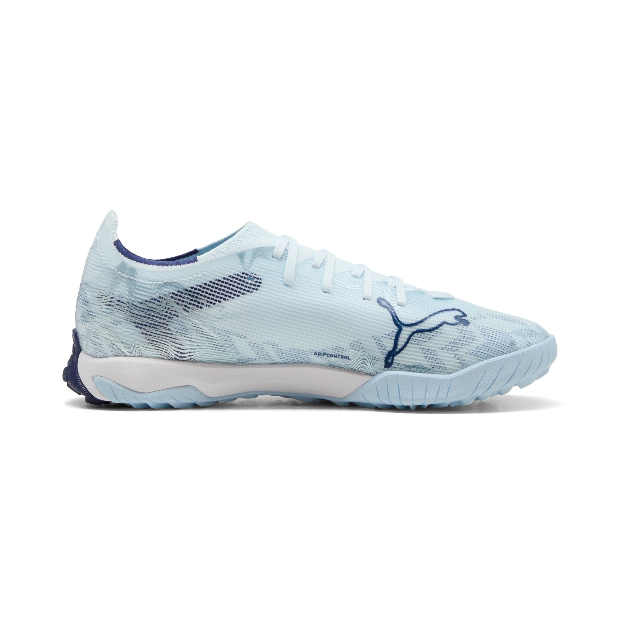 PUMA Ultra 6 Match TT Turf Mens Soccer Cleats Icy Blue White