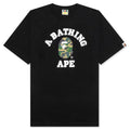 ABC Camo College Tee Black Green
