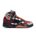 Air Jordan 5 Retro GS Plaid Black Total Orange Dark Obsidian