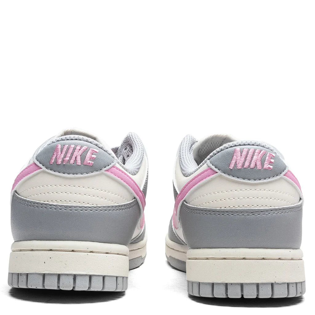 Womens Dunk Low Light Smoke Grey Pink Rise Pale Ivory