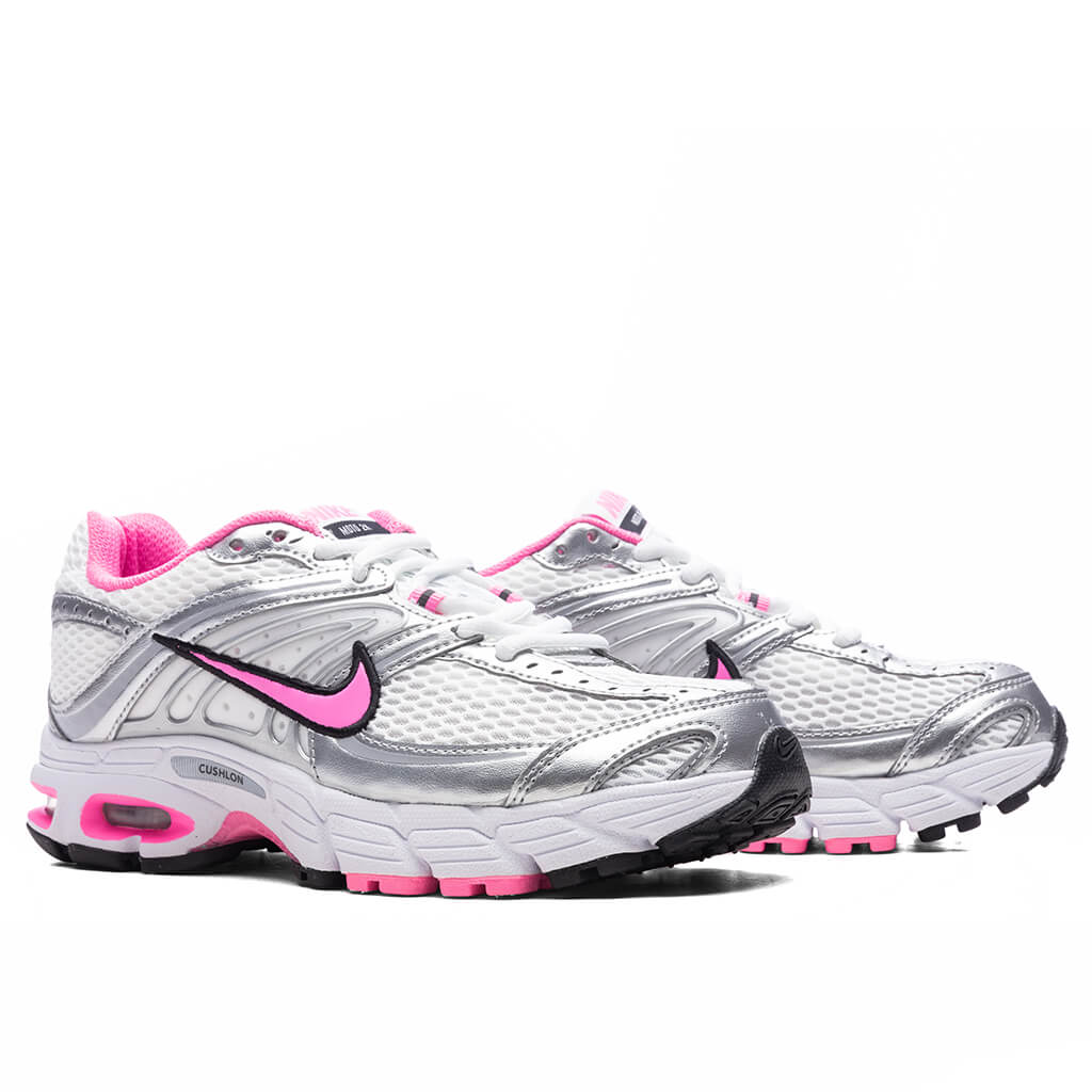 Womens Air Max Moto 2K White Pink Spell Metallic Silver Black
