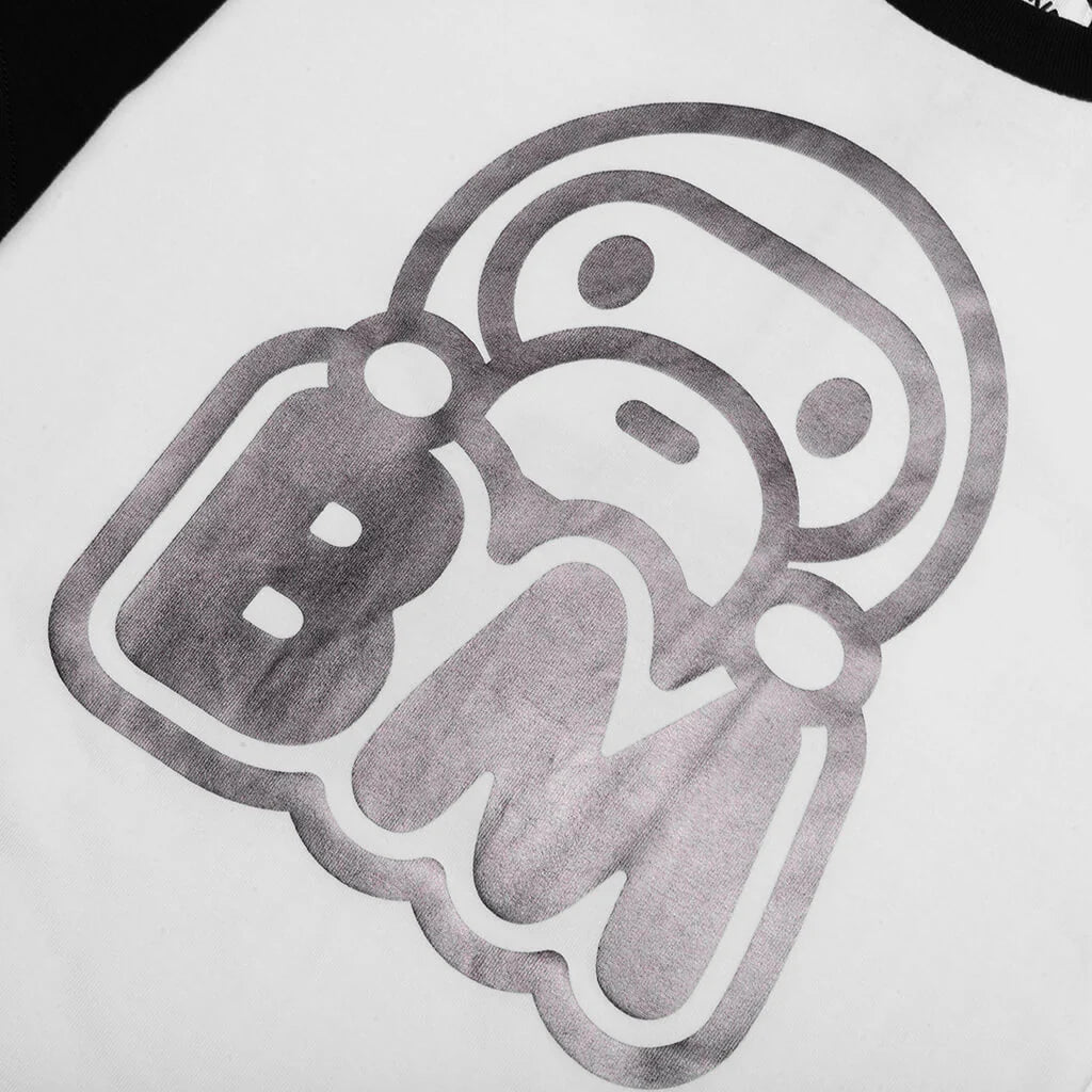 Kids Baby Milo Raglan Tee White