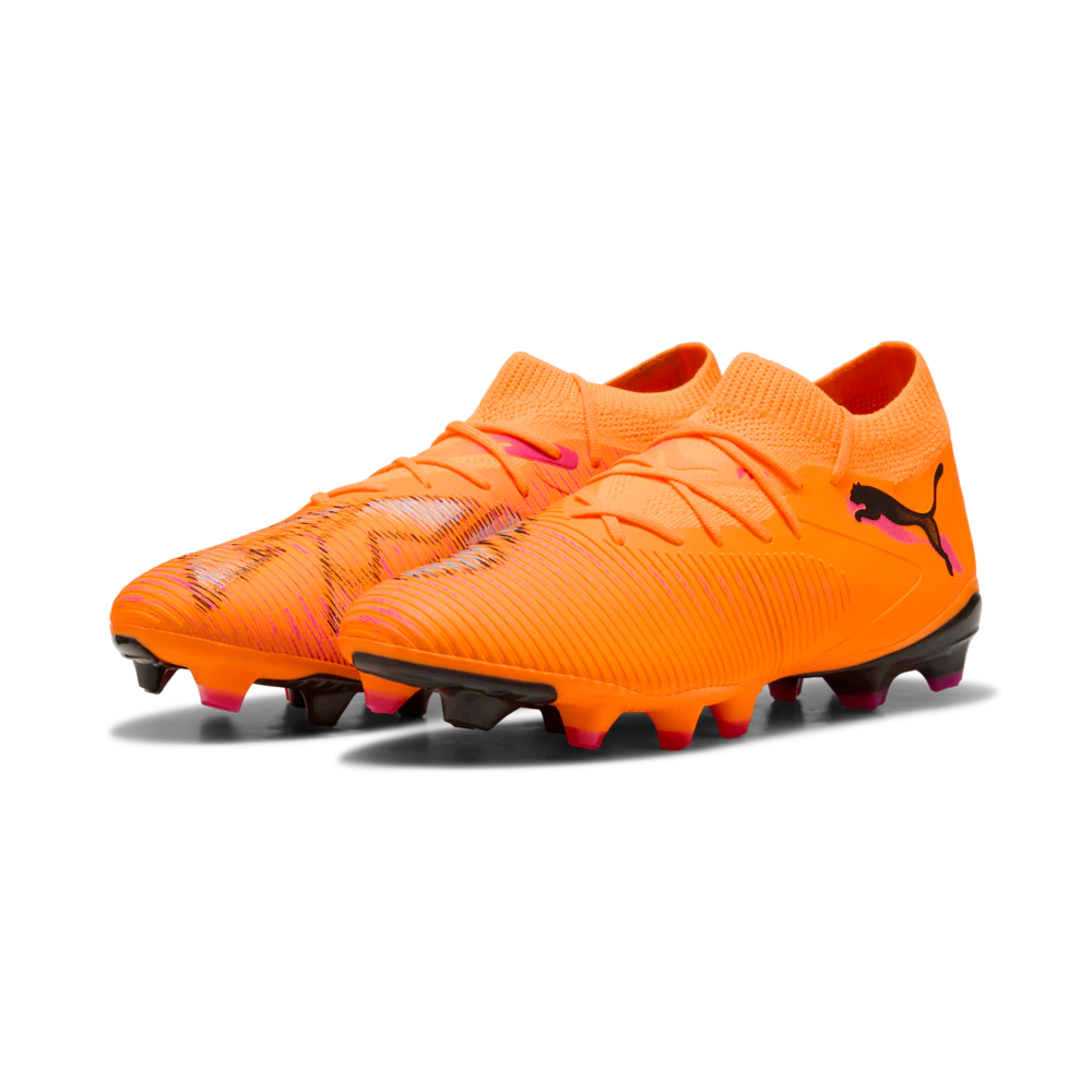 PUMA Future 8 Match FG AG Womens Soccer Cleats Orange Black