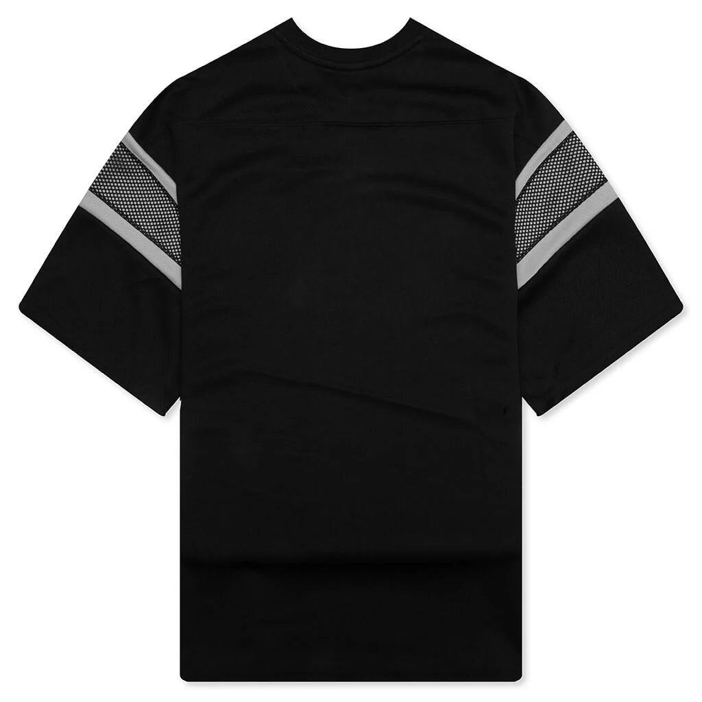 Pass S S Knit Crop Fit Shirt Black