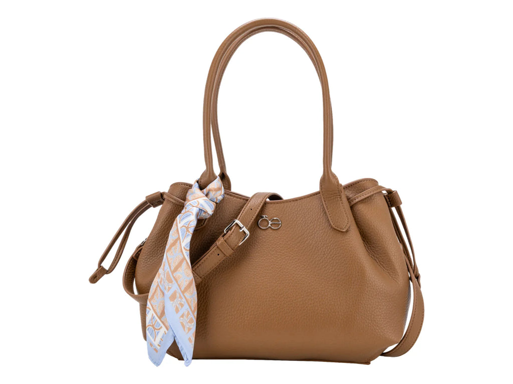 Bolsa de Hombro Cloe Camel para Mujer