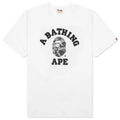Honeycomb Camo College Tee White Grey