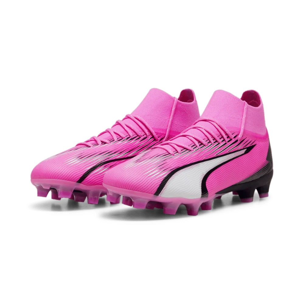 PUMA Ultra Pro FG AG Soccer Cleats Pink White
