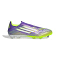 adidas F50 League Laceless FG MG Mens Soccer Cleats Purple White Lemon