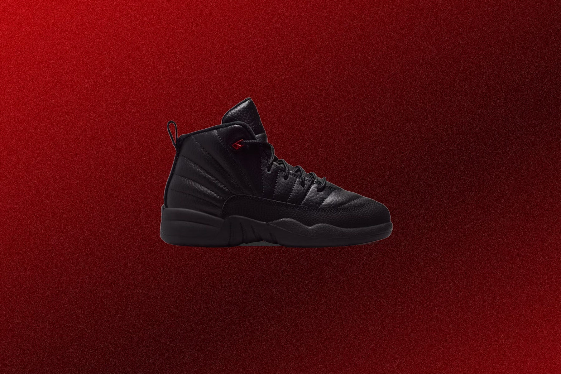 Air Jordan 12 Retro Bloodline PS Black Varsity Red