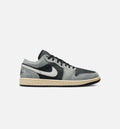 Air Jordan 1 Low SE Mens Lifestyle Shoe Light Smoke Grey White Off Noir