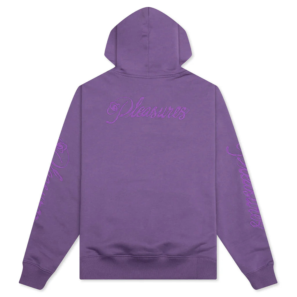 Scrawl Hoodie Eggplant