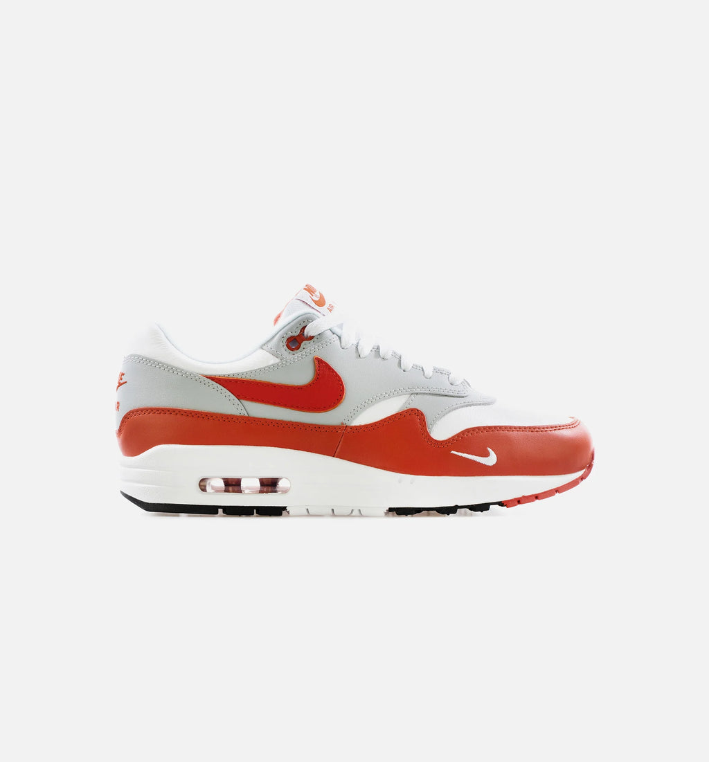 Air Max 1 LV8 Mens Lifestyle Shoe Orange White Grey
