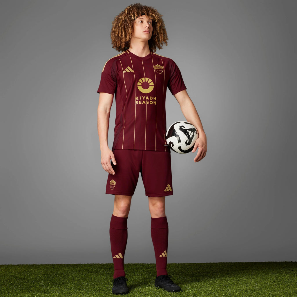 adidas Mens AS Roma Home Jersey 24 25