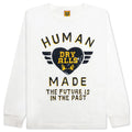 Graphic L S T Shirt White
