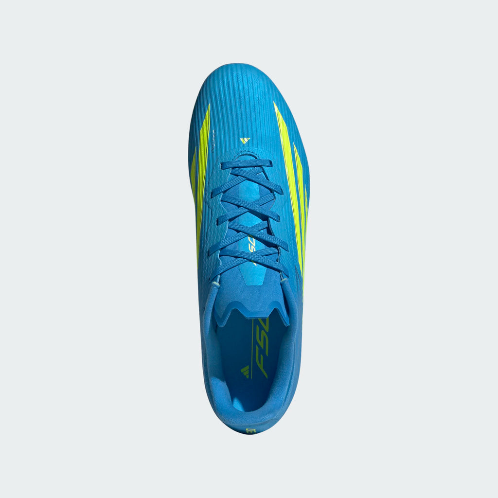 adidas F50 League FG MG Firm Ground Multi Ground Mens Soccer Cleats Blue Yellow Aqua