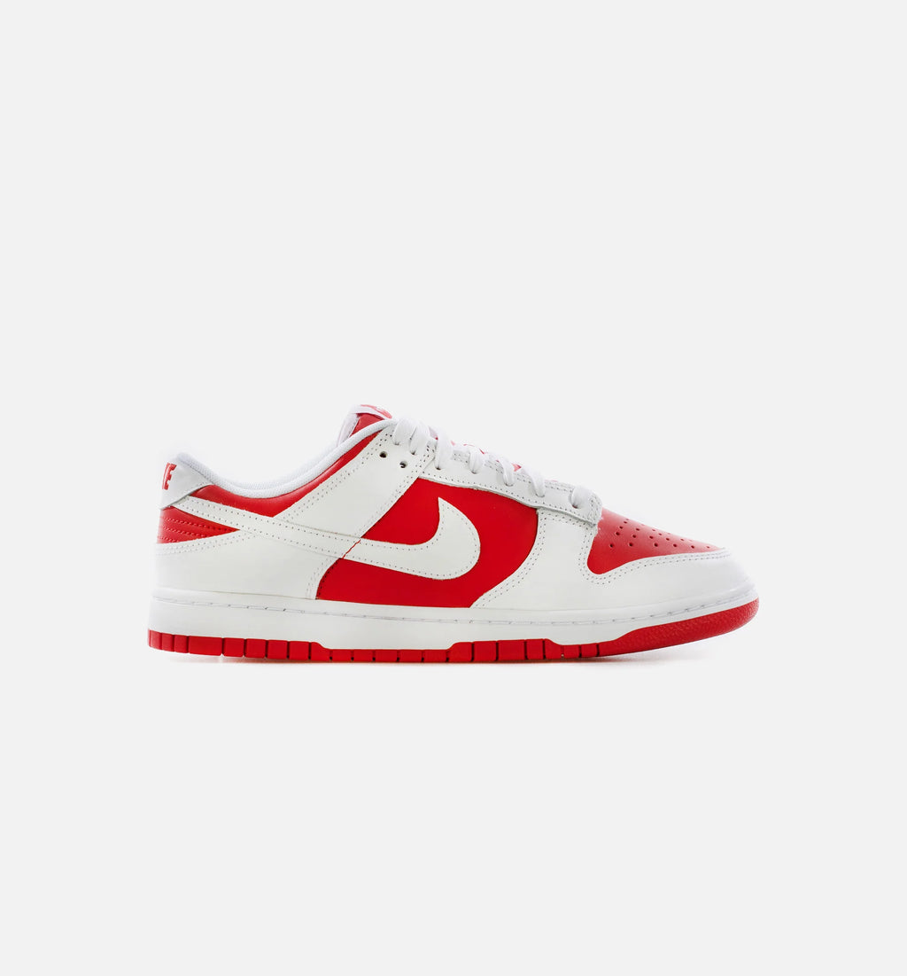 Dunk Low University Red Mens Lifestyle Shoe University Red White Total Orange Limit One Per Customer