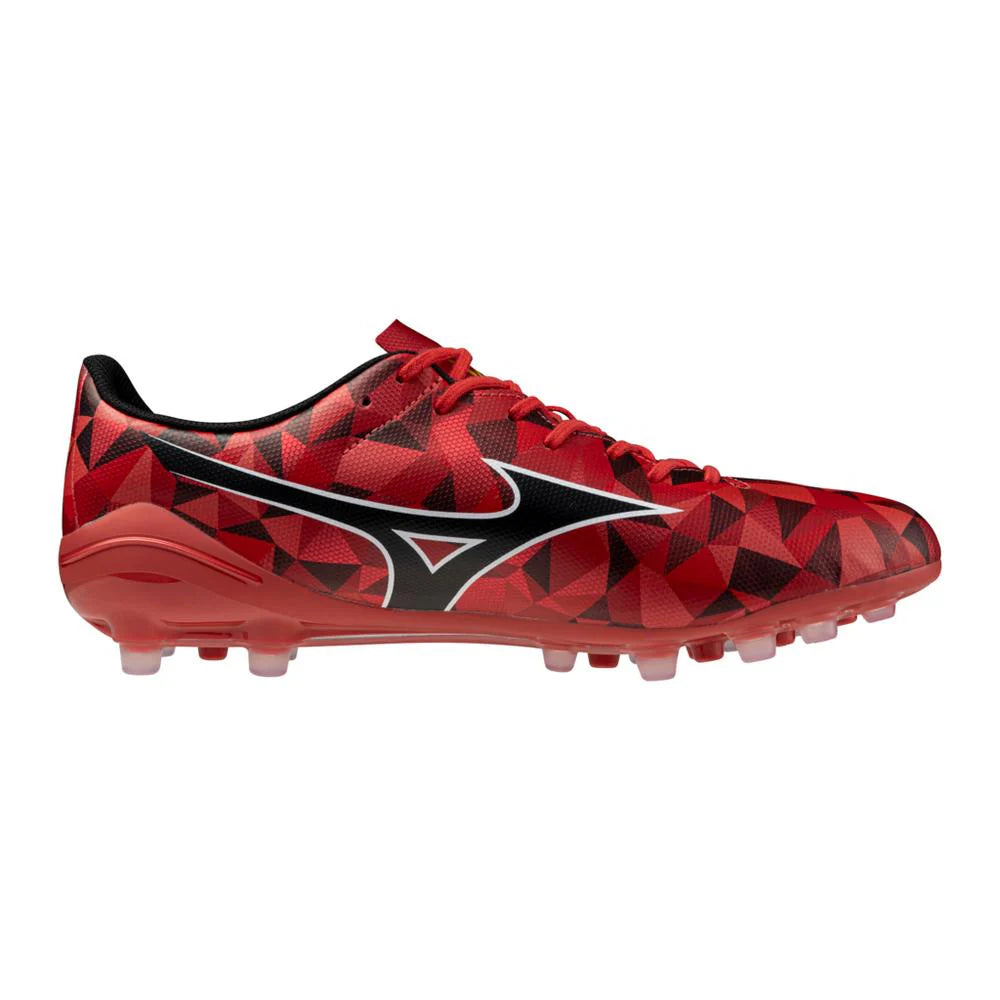Mizuno Alpha II Select AG Artificial Grass Soccer Cleats Red Black